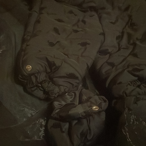 Baby Black hooded, snowsuit - Picture 6 of 7